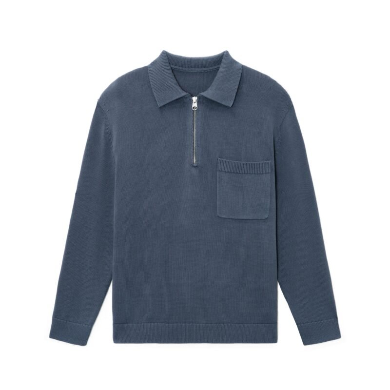 cotton pullover weight quarter zip