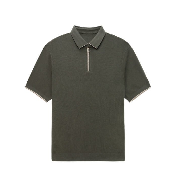 mens Sweaters customized 1/4 zip polo T shirt 100 cashmere lightweight summer sweaters