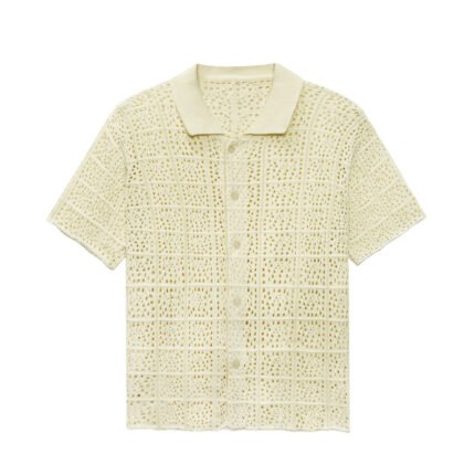 mens Sweaters wholesale open weave summer sweaters sheer summer sweaters cotton T-shirt cardigan Ainear-clothing