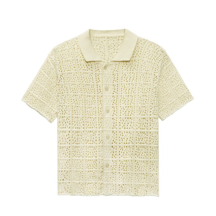 mens Sweaters wholesale open weave summer sweaters sheer summer sweaters cotton T-shirt cardigan Ainear-clothing