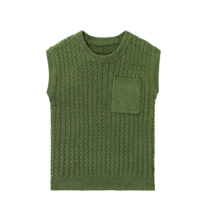 Vest summer sweaters crochet cable style mens Sweaters manufacturer Ainear-clothing