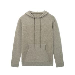 cashmere hooded 1/4 basic