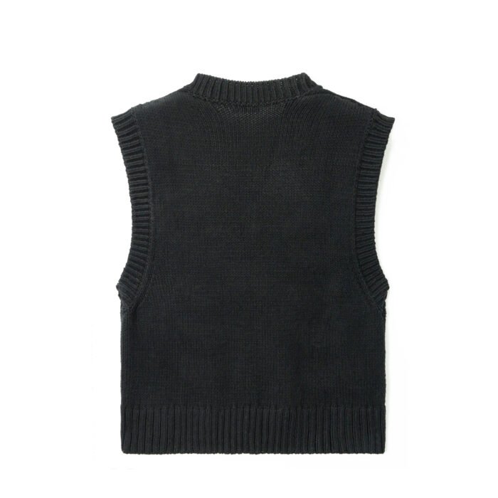 Thin summer sweaters deep V vest summer sweaters crochet mens Sweaters manufacturer Ainear-clothing