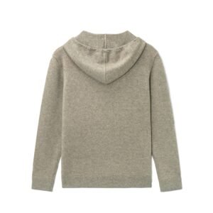 cashmere hooded 1/4 basic