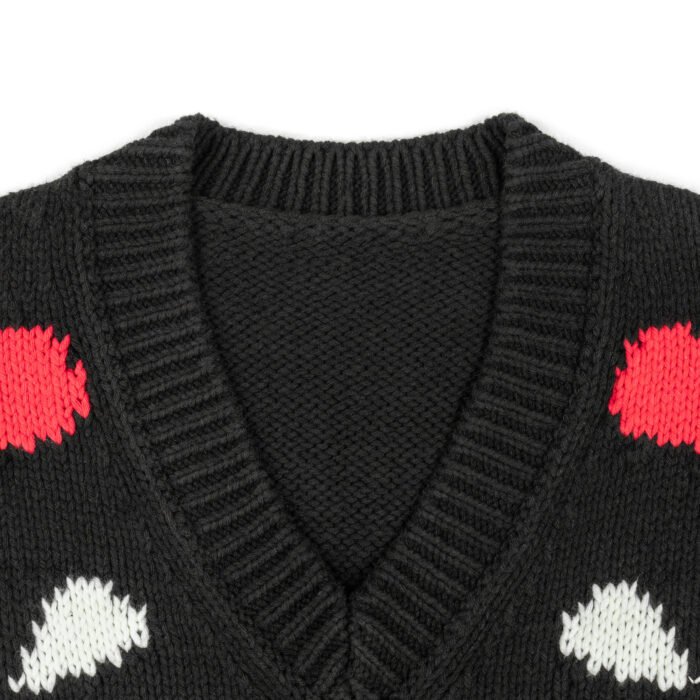 Thin summer sweaters deep V vest summer sweaters crochet mens Sweaters manufacturer Ainear-clothing