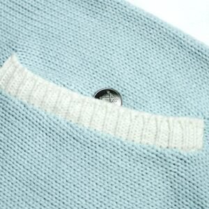 Varsity-Inspired Cotton Knit Bomber Jacket with Full Zip