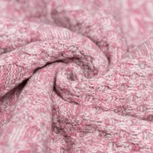 Cotton Jacquard Button-Up Knit Vest