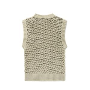 Men's Ribbed Mock Neck Sweater with Half Zip