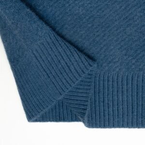 Abstract Pattern V-Neck Cardigan with Wave Design