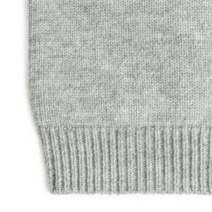 Gray Pullover Hoodie with Smiley Face Patch for Men