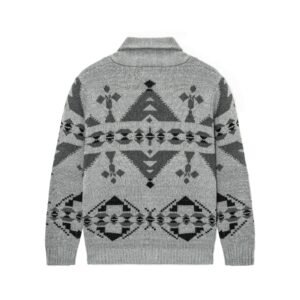Men's Shawl Collar Cardigan Fair Isle Pattern