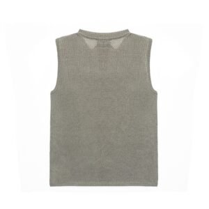 Men's Waffle Knit Tank Top with Pocket