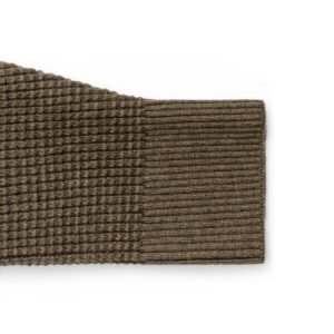 Men's Open-Front Draped Cardigan Textured Knit