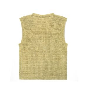 Men's V-Neck Sweater Vest Button Front