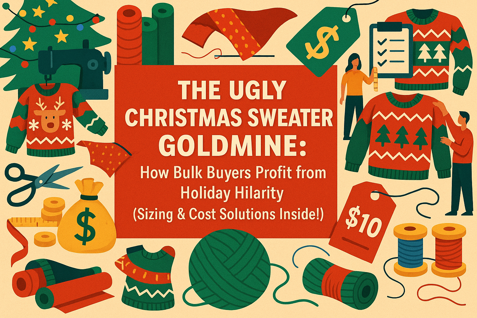 The Ugly Christmas Sweater Goldmine How Bulk Buyers Profit From Holiday Hilarity