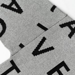 Men's Graphic Crew Neck Sweater Letters Pattern