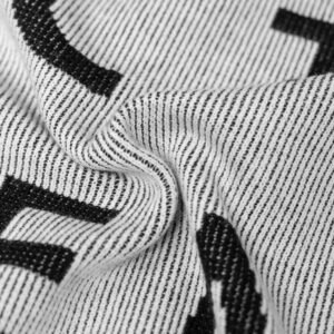 Men's Graphic Crew Neck Sweater Letters Pattern