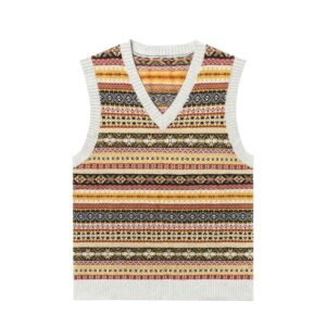 Men Textured Knit Polo Shirt with Stripes