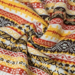 Men Textured Knit Polo Shirt with Stripes