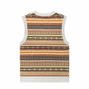 Men Textured Knit Polo Shirt with Stripes