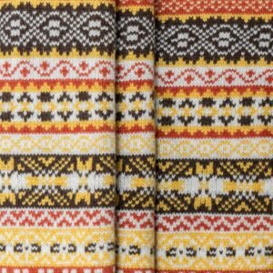 Men Textured Knit Polo Shirt with Stripes