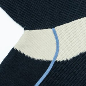 Men's Sporty Knit Half-Zip Sweater - Color Block Jumper