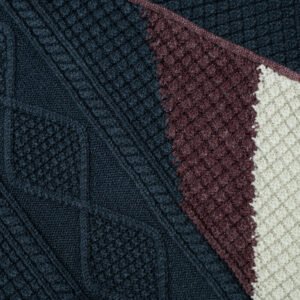 Men's Cotton Knit Track Jacket - Sporty Color Block Full-Zip